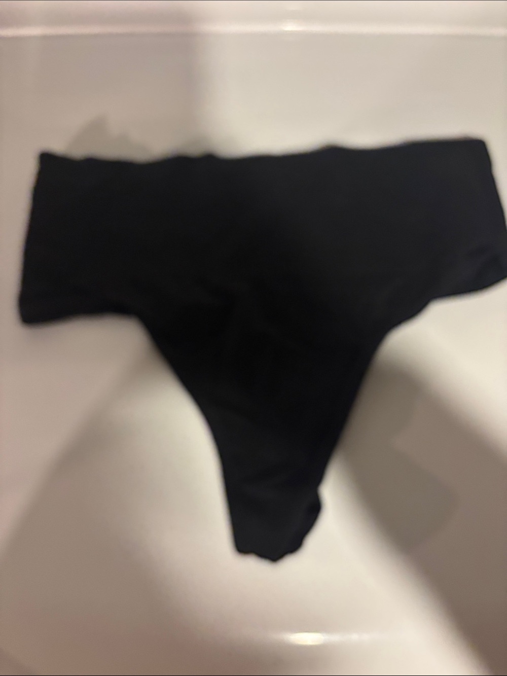 Seamless Black Thong Panty for Everyday Comfort